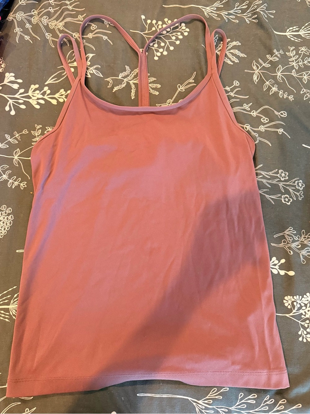 PINK Victoria's Secret Mauve Double-Strap Tank